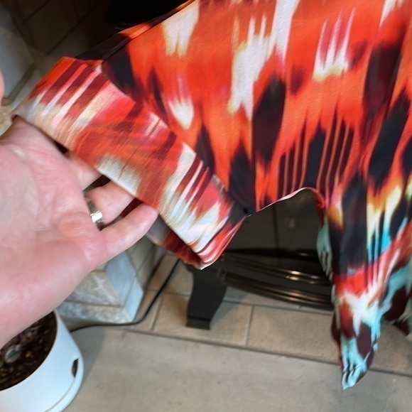 ana petite XL open front sheer cardigan - Picture 4 of 6